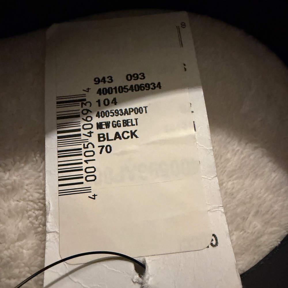 Authentic Gucci Black Leather Belt - Picture 3 of 5